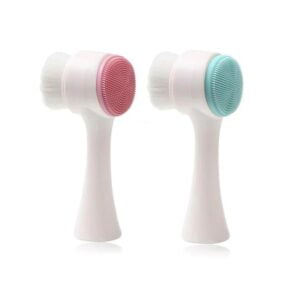 Double-sided Silicone Facial Skin Cleansing Brush Wholesale