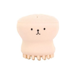 Cute Little Octopus Silicone Manual Facial Cleansing Brush