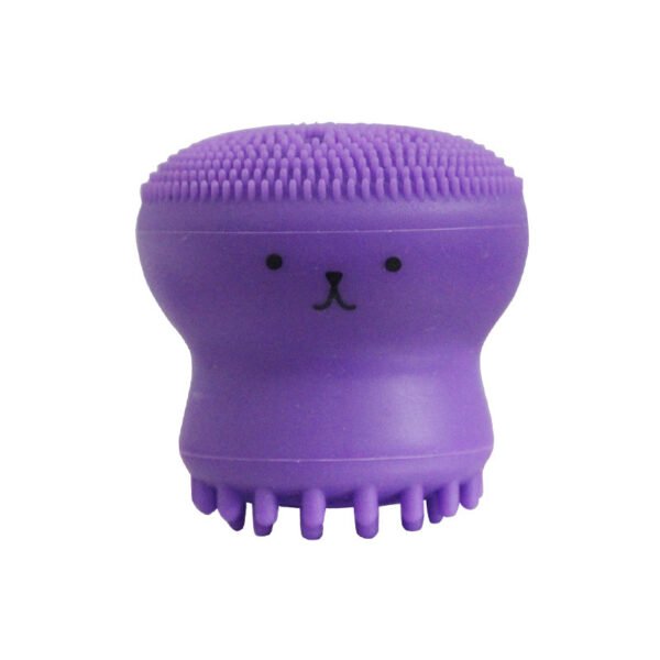 Cute Little Octopus Silicone Manual Facial Cleansing Brush