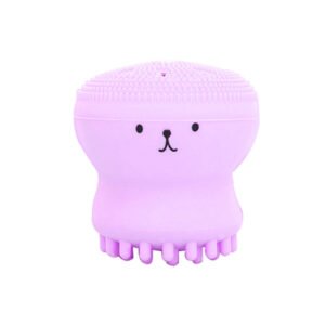 Cute Little Octopus Silicone Manual Facial Cleansing Brush