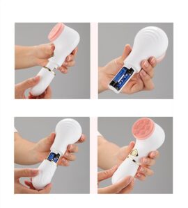 Electric Handheld Face Cleanser Brush