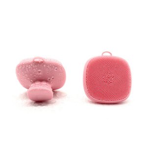 Mini Manual Silicone Face Cleansing Exfoliator Brush Pad