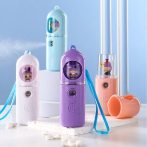 Portable Mini Facial Steamer Mist Sprayer Face Humidifier