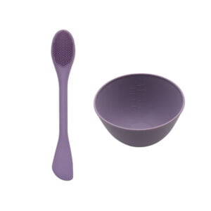 silicone mask brush & bowl -light purple