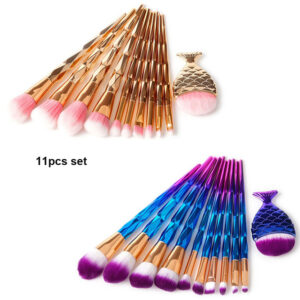 7/10/12pcs Fish-Shaped Makeup Brush Set Wholesale