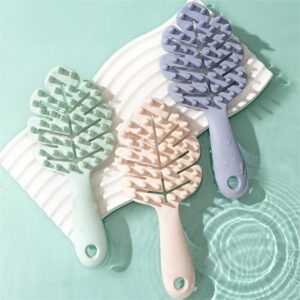 Leaf Shape Massage Shampoo Brush