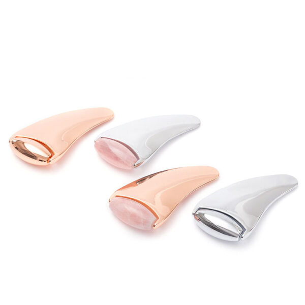 Metal Gua Sha And Jade Roller 2-in-1 Wholesale