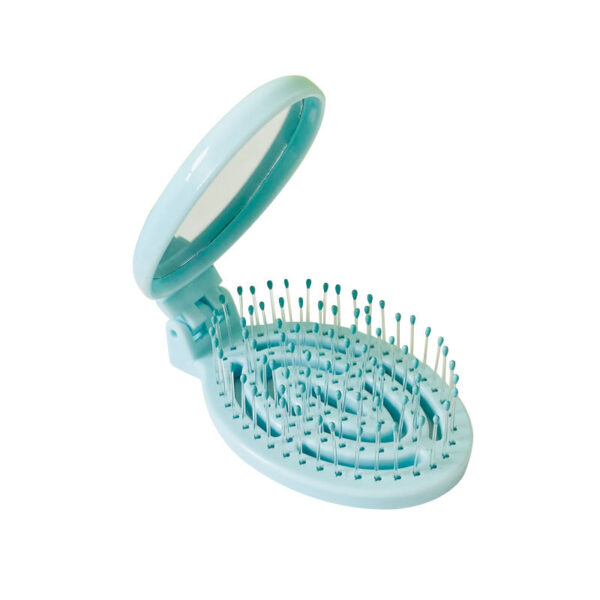 Mini Folding Massage Comb with Mirror Wholesale