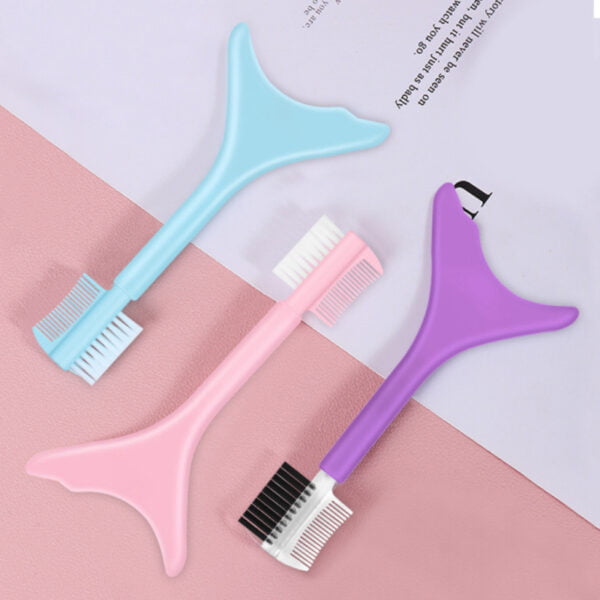 Multifunctional Silicone Eyeliner Aid With Eyelash Brush Wholesale