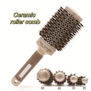 Nano Thermic Ceramic & Ionic Boar Bristle Round Hair Brush