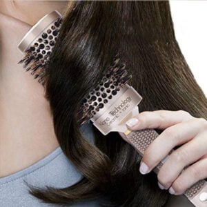 Nano Thermic Ceramic & Ionic Boar Bristle Round Hair Brush